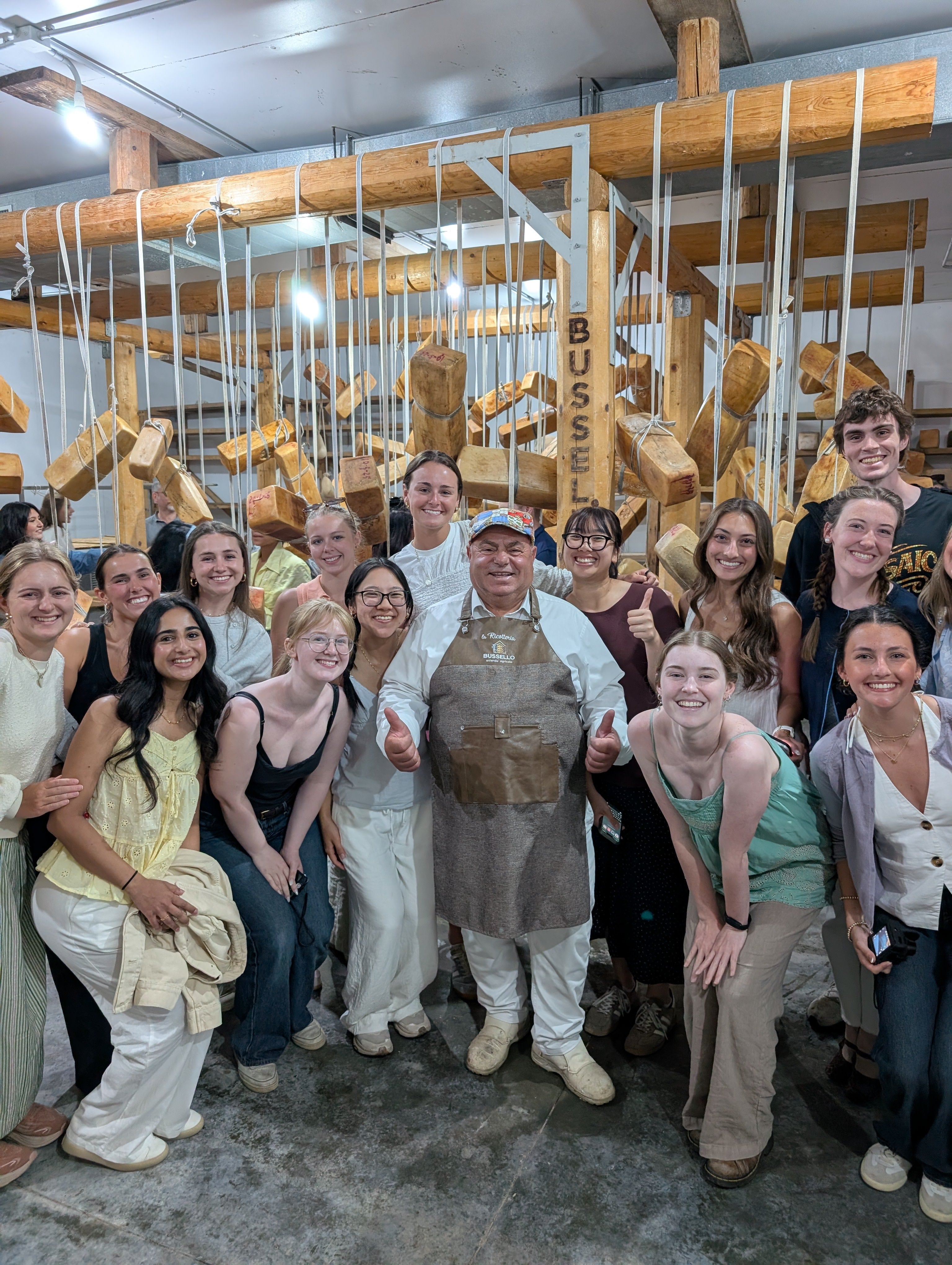Cheese making in Italy