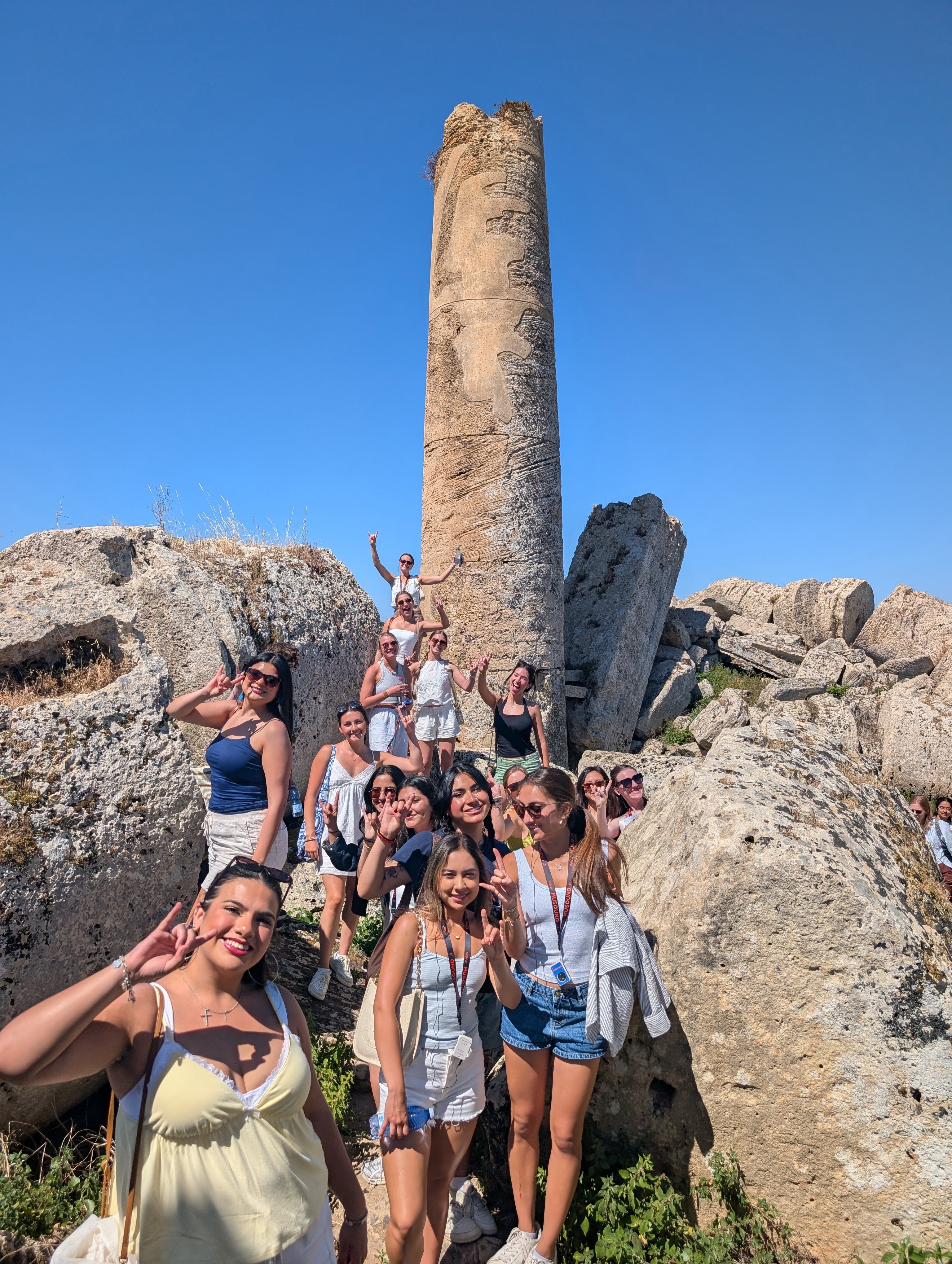 Ancient ruins in Italy