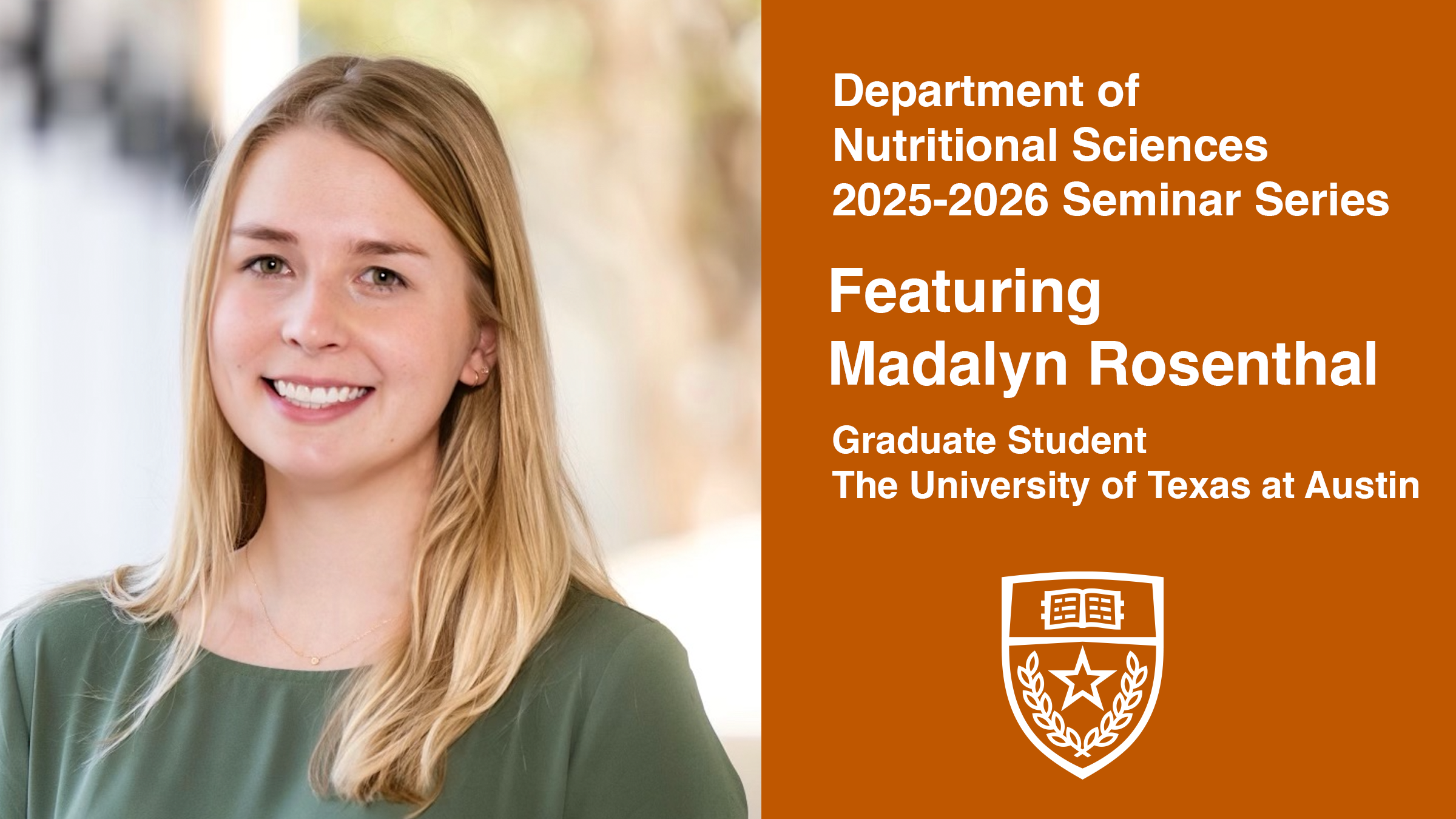 seminar speaker feature rosenthal